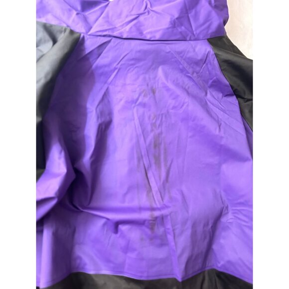 Vintage Windbreaker Jackets Men's Size Small 100% Vinyl Outdoor 1/4 Zip Blue Bla - Picture 10 of 10